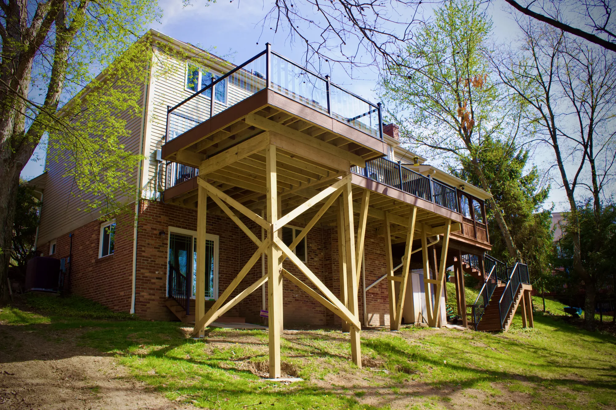 Custom deck project by Oasis Custom Decks
