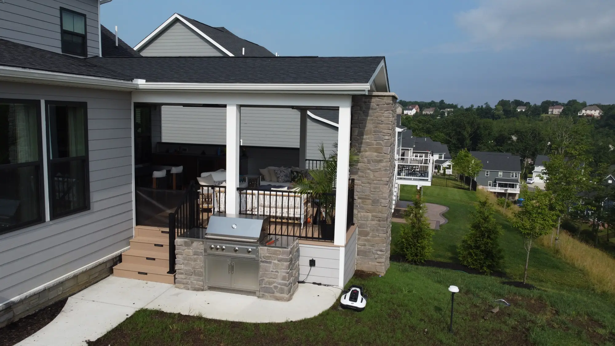 Custom deck project by Oasis Custom Decks