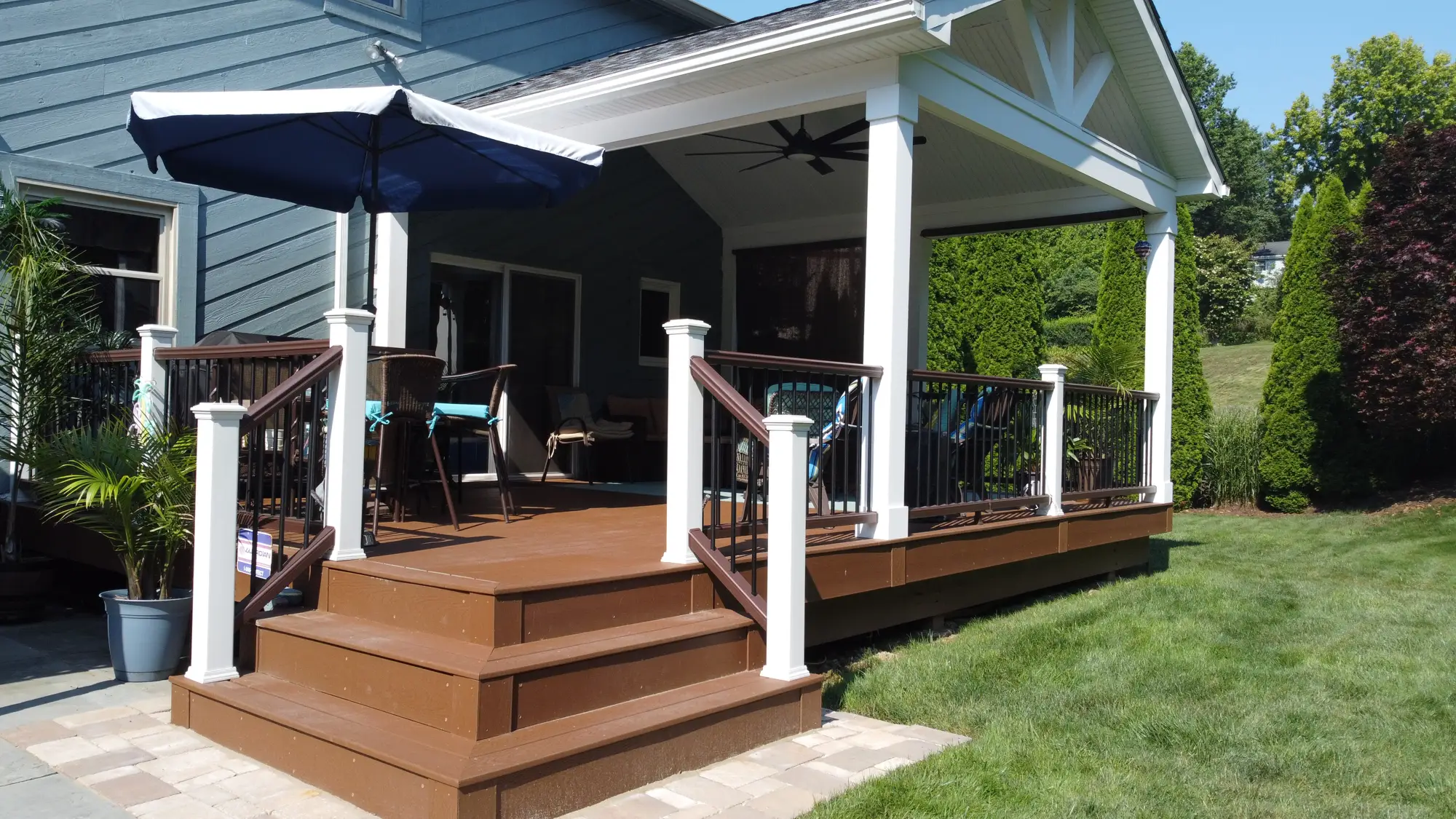 Custom deck project by Oasis Custom Decks