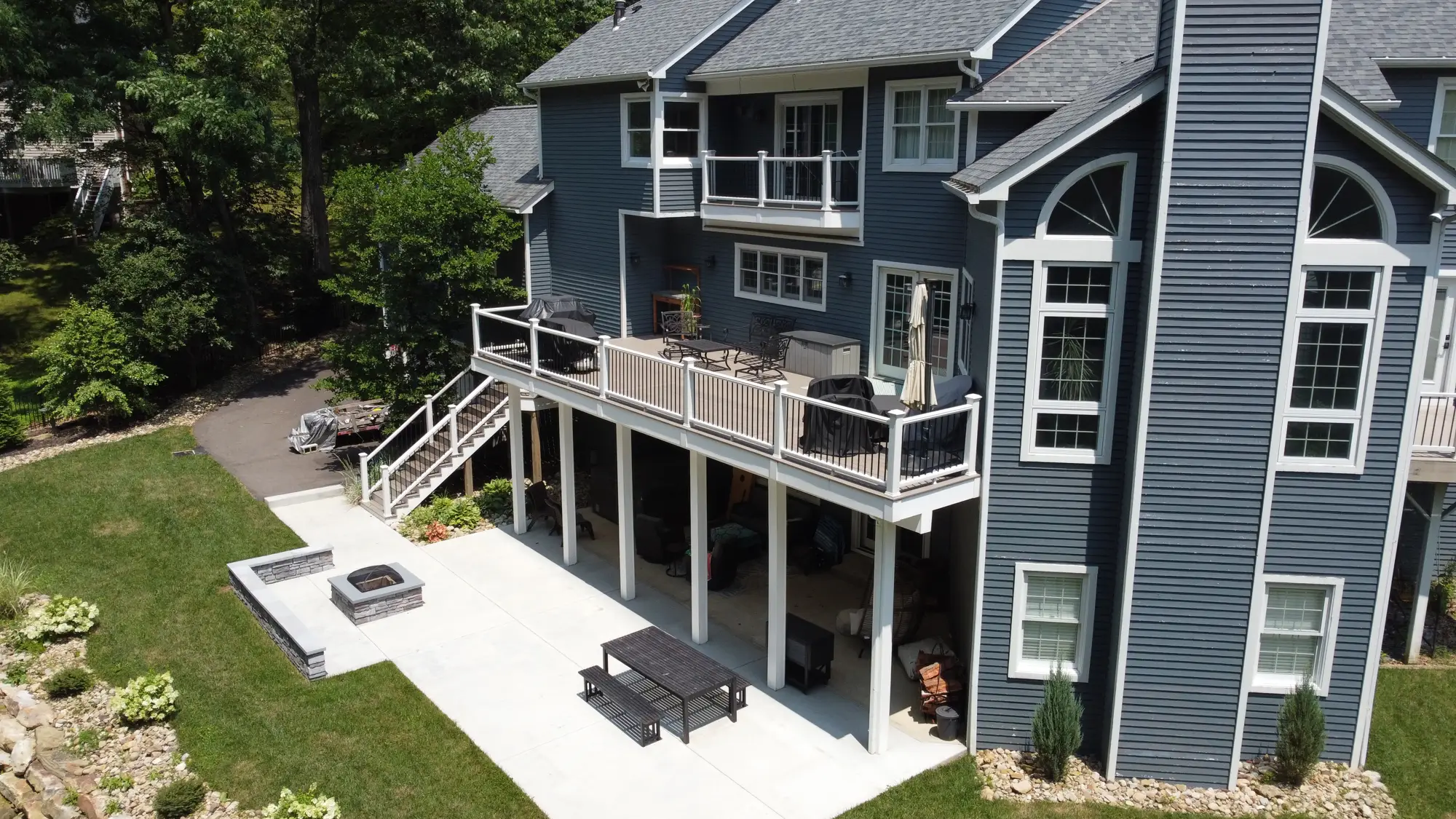 Custom deck project by Oasis Custom Decks